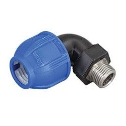 PP COMPRESSION FITTINGS SS MALE THREAD ELBOW